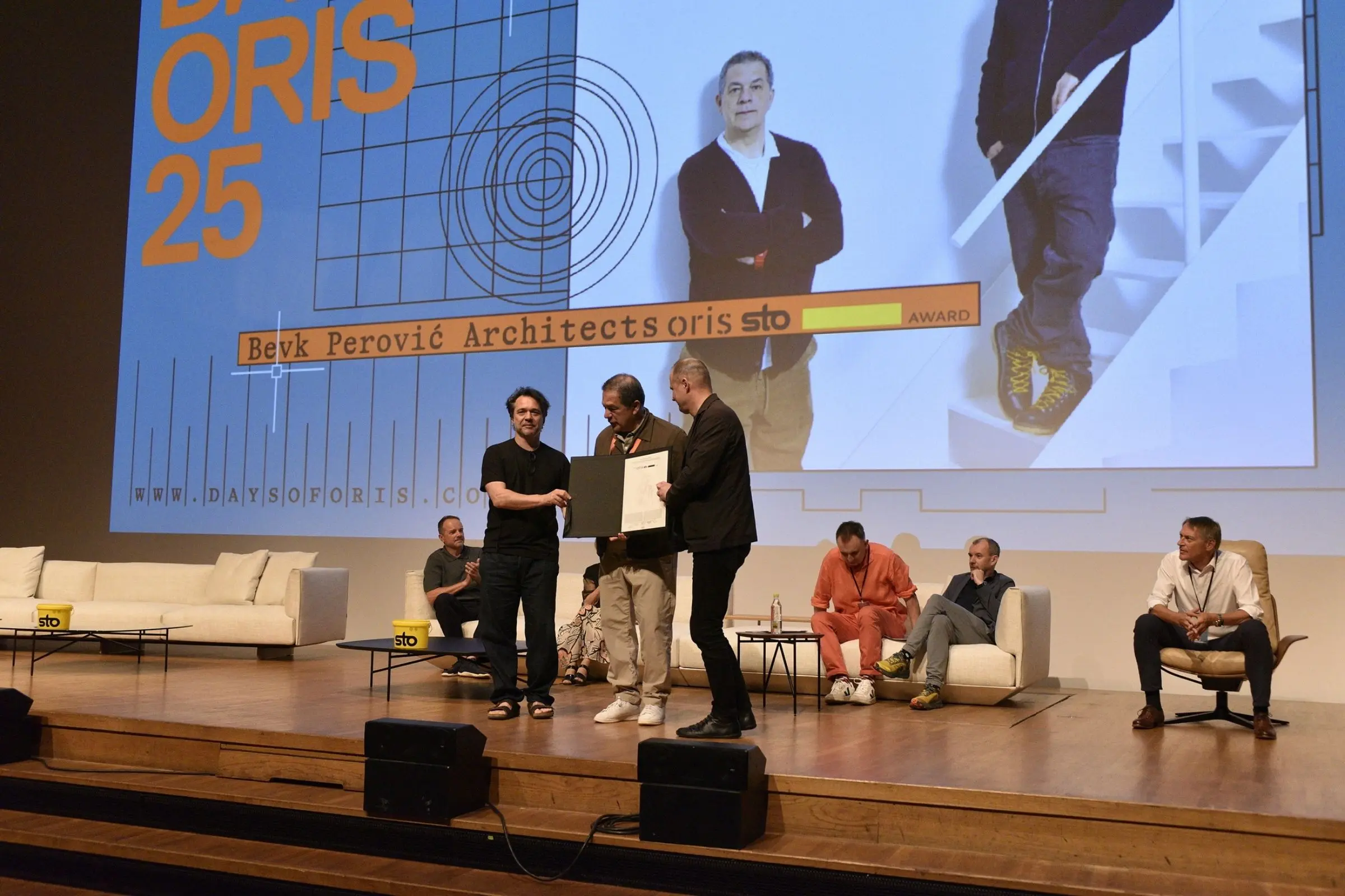 Dodjela Oris Sto nagrade arhitektima Bevk Perović na Days of Oris 25.