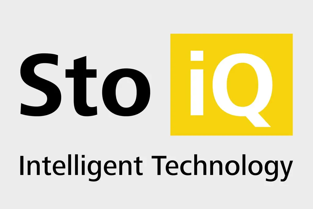 Fasadna žbuka s tehnologijom IQ - Intelligent poduzeća Sto. Logotip Sto iQ
