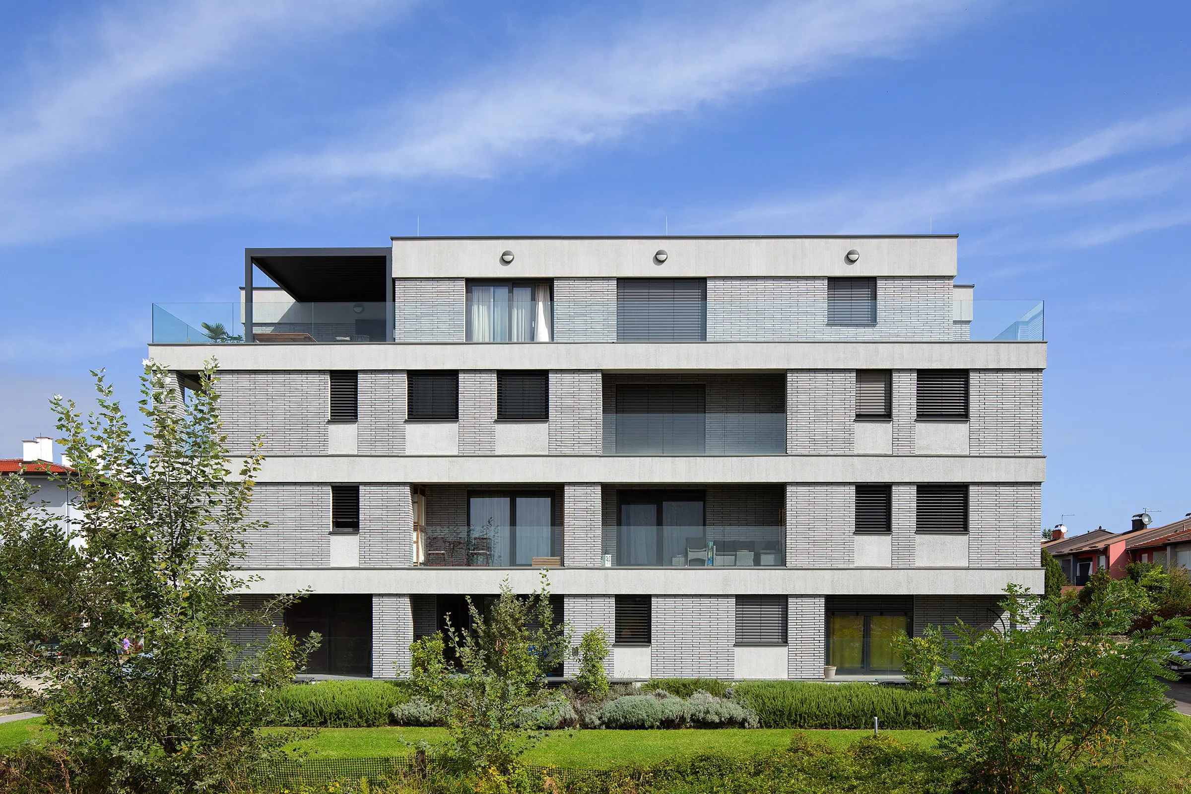 Stambena zgrada_Zaprešić, Hrvatska, fasada od klinker opeke