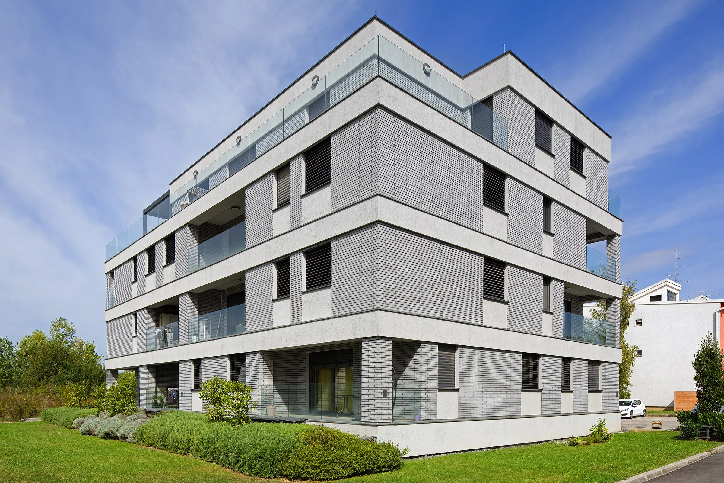 Stambena zgrada_Zaprešić, Hrvatska, fasada od klinker opeke