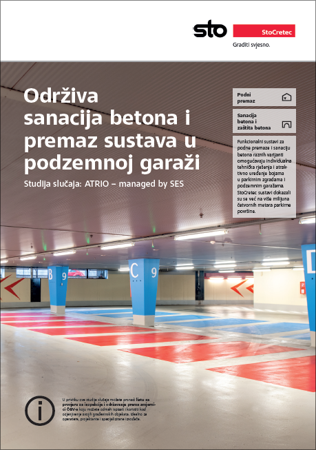 Održiva sanacija betona i premaz sustava u podzemnoj garaži
